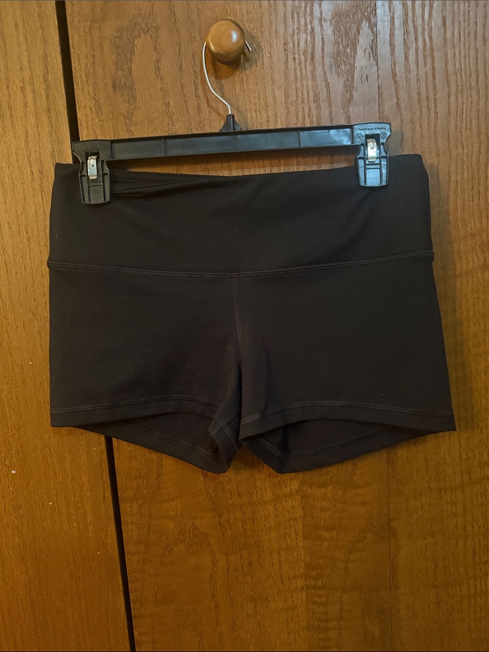 Fleo Black High-Waist Bike Shorts